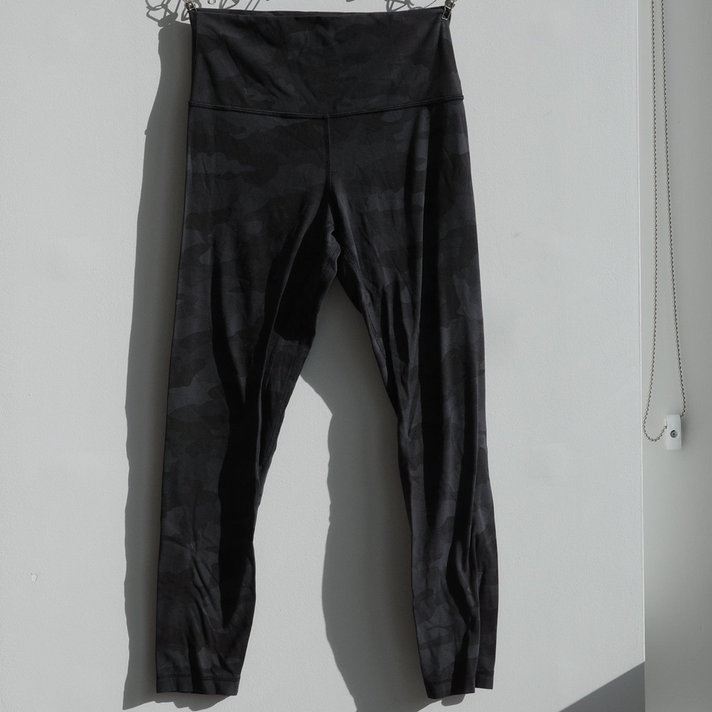 Lululemon Align Black Camouflage Leggings
